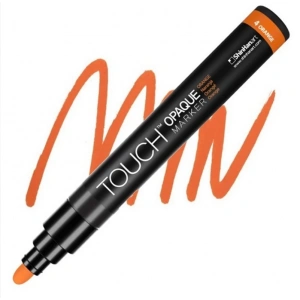 TOUCH OPAQUE SU BAZLI MARKER KALEM 1.5-2.3mm - MEDIUM PACK ORANGE 4 - SH8613003-2017