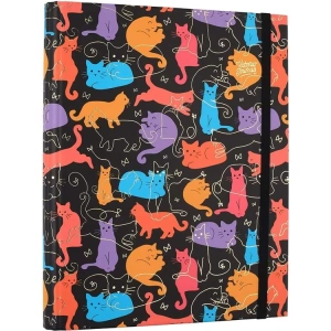 VICTORIAS JOURNALS 8695 KAWAII CATS 17X24cm GİZLİ SPİRALLİ SERT KAPAK ÇİZGİLİ DEFTER