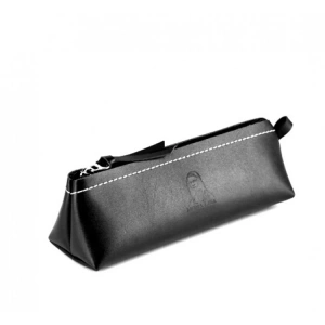 SÜDOR KN14-01 MONALİSA DERİ TRIBAG TEK GÖZLÜ KALEM ÇANTASI - SİYAH