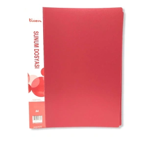 TİCON SUNUM DOSYASI 60LI KIRMIZI