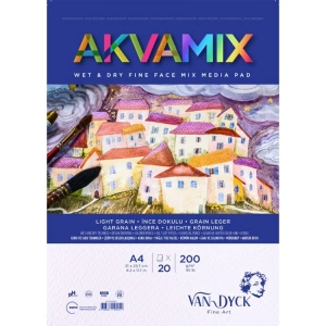 VAN DYCK VD300004 AKVAMIX WET&DRY A4 ÜSTTEN SPİRALLİ MICROPERFORELİ 20 YAPRAK