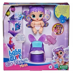 HASBRO F2437/ F2596 BABY ALIVE GLOPIXIES MİNİK PERİ BEBEK PLUM RAINBOW