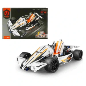 SUNMAN İM. MASTER NO.5815 ÇEK BIRAK YARIŞ ARABASI BEYAZ PULL BACK 187 PARÇA 6+