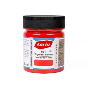 KARİN EBRU BOYASI PİGMENT KIRMIZI 301 105ml.