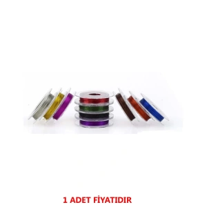 MİSYON İLETKEN TEL MAKARA RENKLİ - TEKLİ