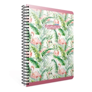 GIPTA FLAMINGO SPİRALLİ OFSET PP KAPAK A4 100 YP.KARELİ DEFTER