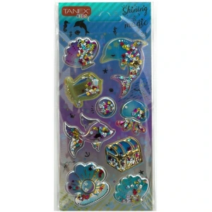 TANEX KIDS TNX-26065 DEKORATİF ETİKETLER - SHINING MAGIC PUFFY STICKER