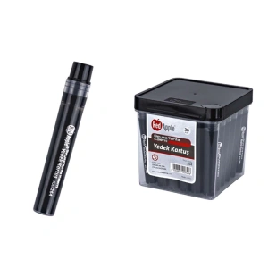 RED APPLE 264  BEYAZ TAHTA KALEM KARTUŞU SİYAH