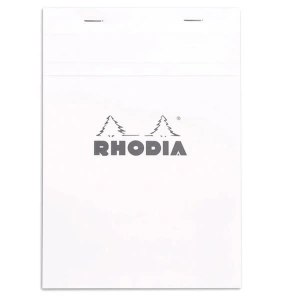 RHODIA RB13201 A6 KARELİ BLOKNOT BEYAZ KAPAK 80 YP.