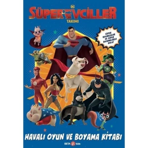 DC SÜPER EVCİLLER TAKIMI -  HAVALI OYUN VE BOYAMA KİTABI