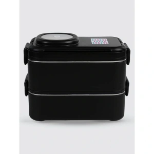 UZSPACE VGN-8023-8047 PASLANMAZ ÇELİK YEMEK KABI - LUNCH BOX  1200 ML BLACK
