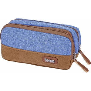 BRONS BR-3132 ÇİFT GÖZLÜ KOT DESENLİ KALEMLİK