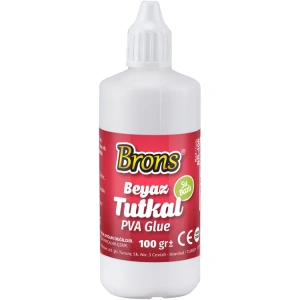 BRONS BR-408 PVA SU BAZLI BEYAZ TUTKAL 100gr