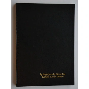 DİLMAN İŞ SAĞLIĞI VE İŞ GÜVENLİĞİ KARAR DEFTERİ CİLTLİ A4 150YP.