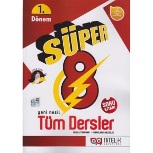 NİTELİK 8. SINIF 1. DÖNEM YENİ NESİL TÜM DERSLER SÜPER SORU KİTABI