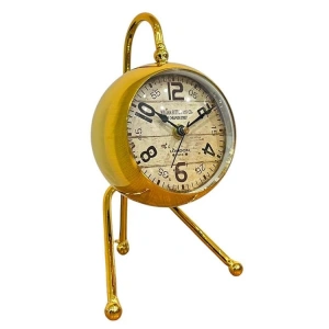 YLZ N1909 BİBLO METAL ÜÇ AYAKLI MASA SAATİ