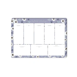 KESKİN 43730-2 17X24 52 YP. HAFTALIK PLANNER BLOK LİLA