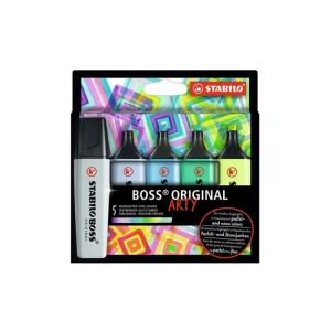 STABILO BOSS ORIGINAL 70/5-02-2-20 FOSFORLU KALEM SETİ  5 Lİ SOĞUK RENKLER