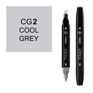 TOUCH TWIN CG2 ÇİFT UÇLU MARKER COOL GREY