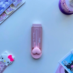 MİKRO ER3212 PUSH PASTEL RENKLİ KALPLİ SÜRGÜLÜ SİLGİ - TEKLİ