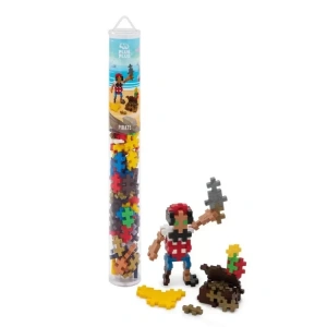 PLUS-PLUS 4268 PIRATE MİNİ MİX BLOK PUZZLE YAPI SETİ 100 PARÇA TÜP