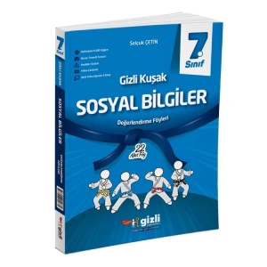 GİZLİ 7. SINIF GİZLİ KUŞAK SERİSİ SOSYAL BİLGİLER DEĞERLENDİRME FÖYLERİ