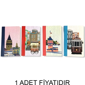 KESKİN 13X21 CİLTLİ KARTON KAPAK NOBLE BLOKNOT DÜZ 40 YP.