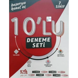 KORAY VAROL AKADEMİ 7. SINIF TÜM DERSLER 10LU DENEME SETİ