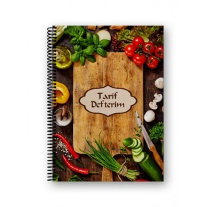 DEFFTER 64503-9 20x28 YEMEK TARİF DEFTERİ / CHOPPING BOARD
