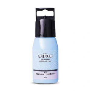 ARTDECO BOYUTLU BOYA 60 ml AÇIK MAVİ 627