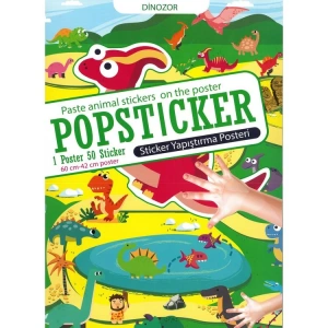 LAMA TOYS POPSTICKER POSTER DİNOZORLAR STICKER