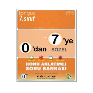 TONGUÇ 0DAN 7YE  SÖZEL KONU ANLATIMLI SORU BANKASI