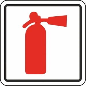 EKSTRAFİX 241 YÖNLENDİRME/UYARI LEVHASI 12x12cm YANGIN TÜPÜ