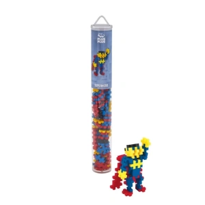 PLUS-PLUS 4106 SUPERHERO MİNİ MİX BLOK PUZZLE YAPI SETİ 100 PARÇA TÜP