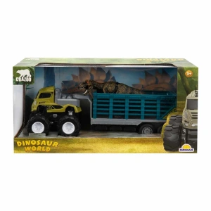 SUNMAN KLX600-161 ARABA RÖMORK  DİNOZOR WORLD OYUN SETİ