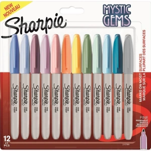 SHARPİE 2157681 PERMANENT FINE MARKER SET 12 Lİ MYSTIC GEMS