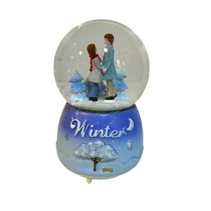 YLZ 213-100 BÜYÜK BOY SESLİ IŞIKLI WINTER KAR ATAN KAR KÜRESİ