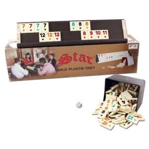 STAR GOLD PLASTİK OKEY TAKIMI - 1010273