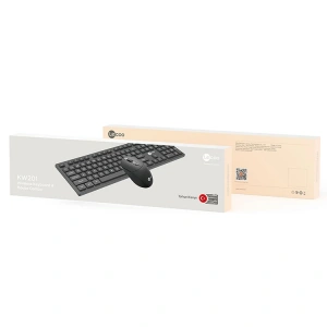 LENOVO LECOO KW201 KABLOSUZ TÜRKÇE SİYAH Q KLAVYE & MOUSE SET