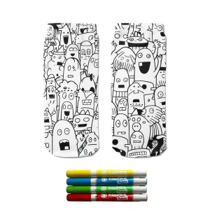 OGOBONGO 22020 MONSTER DİJİTAL BASKILI PATİK BOYAMA ÇORAP