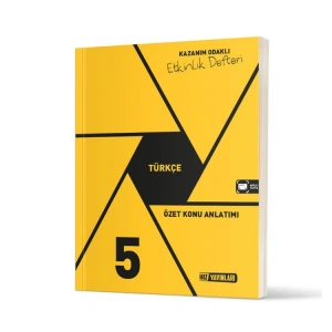 HIZ 5. SINIF TÜRKÇE KAZANIM ODAKLI ETKİNLİK DEFTERİ ÖZET KONU ANLATIMI