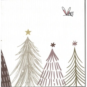 PRESTİJ 11X11 KARTON KAPAK SİMLİ YILBAŞI ÇAM AĞACI VERONA 56 YP ÇİZGİSİZ DEFTER