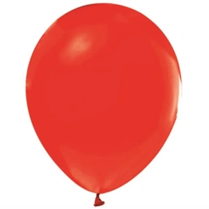 HBK BALON 0259 BASKISIZ KIRMIZI BALON 100LÜ 12 İNCH