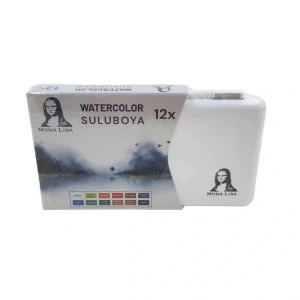 SÜDOR MONA LİSA MW12 PROFESYONEL SULU BOYA SETİ PLASTİK KUTULU 12Lİ