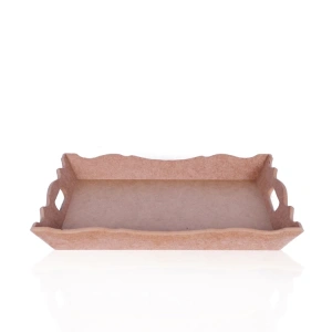 TEKNOPOİNT AHŞAP HOBİ TPS44 GENİŞ DALGALI TEPSİ BÜYÜK