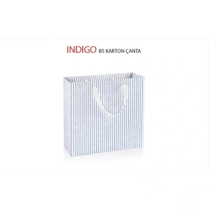 GIPTA B5 INDIGO HEDİYELİK KARTON ÇANTA BG28330