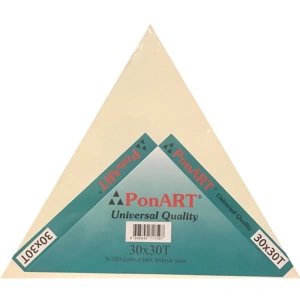 PONART ÜÇGEN KALİTE TUVAL 30 CM  PTU-30X30T