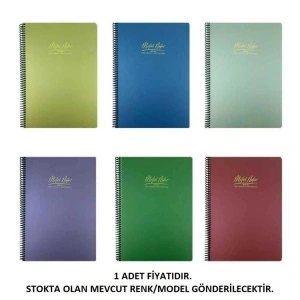 GIPTA METAL NOTES SPİRALLİ PP KAPAK A4 100YP. KARELİ DEFTER 4472 - TEKLİ