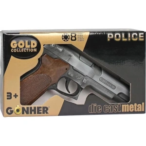 GONHER REF-45-1 8K OLD SILVER METAL POLİS SİLAH TABANCA