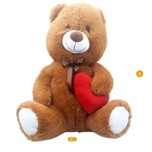 HALLEY PL62531 PELUŞ KALPLİ AYI 80 CM - TEKLİ